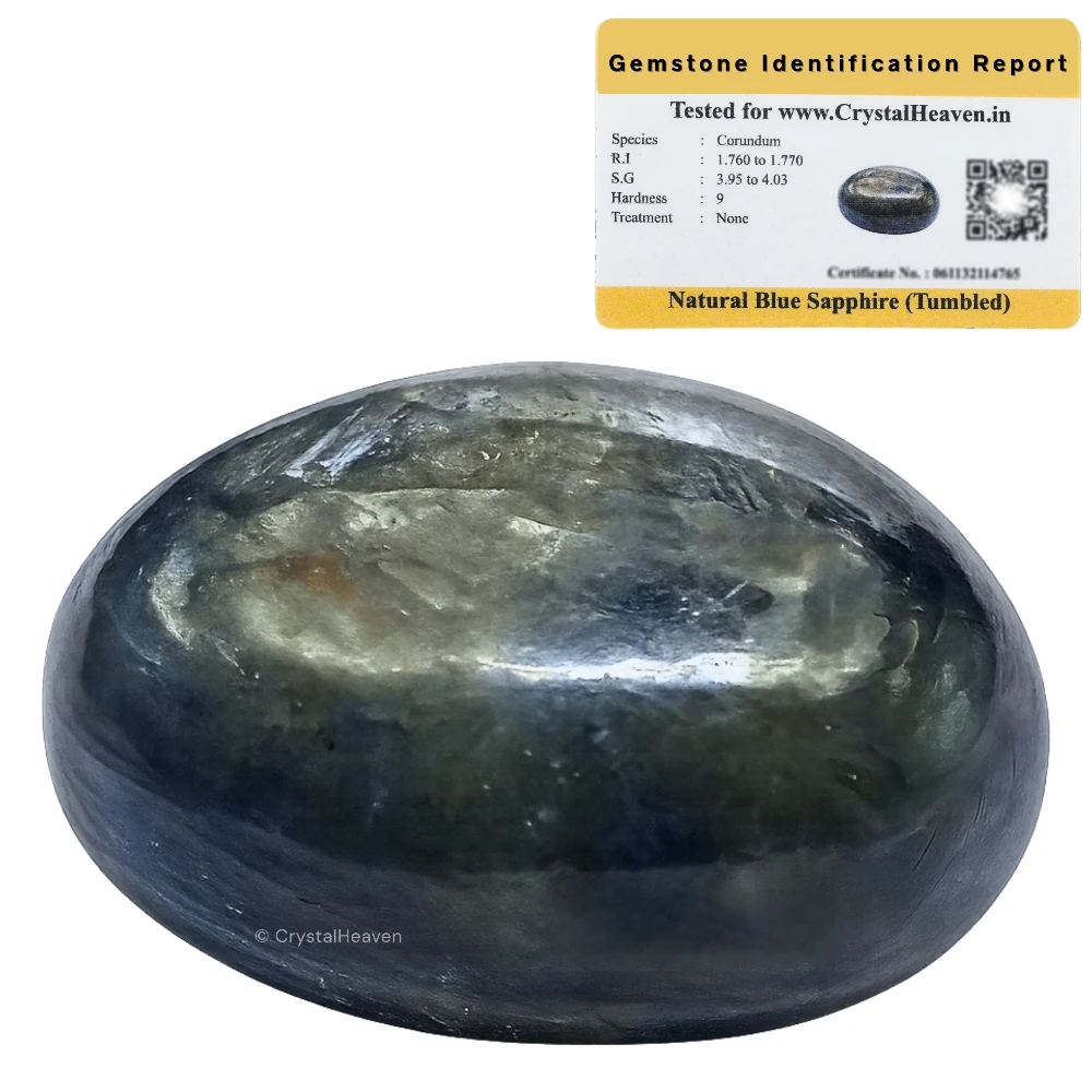 Tumbled Blue Sapphire Stones (30 Gram)