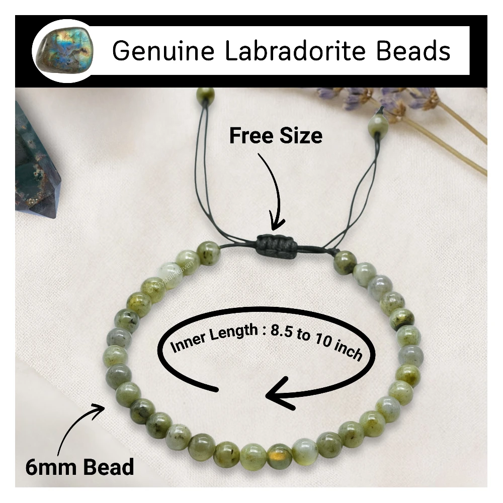 Labradorite Anklet (Without Knot)