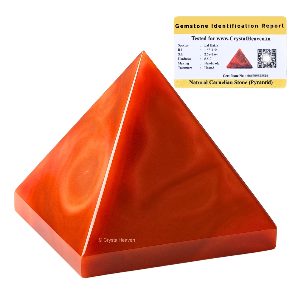 Carnelian Pyramid (1 Inch)