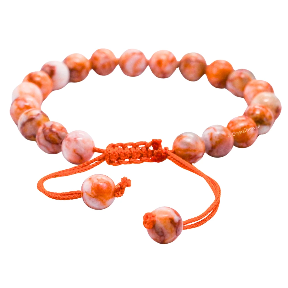 Red Picasso Jasper Bracelet (Adjustable)