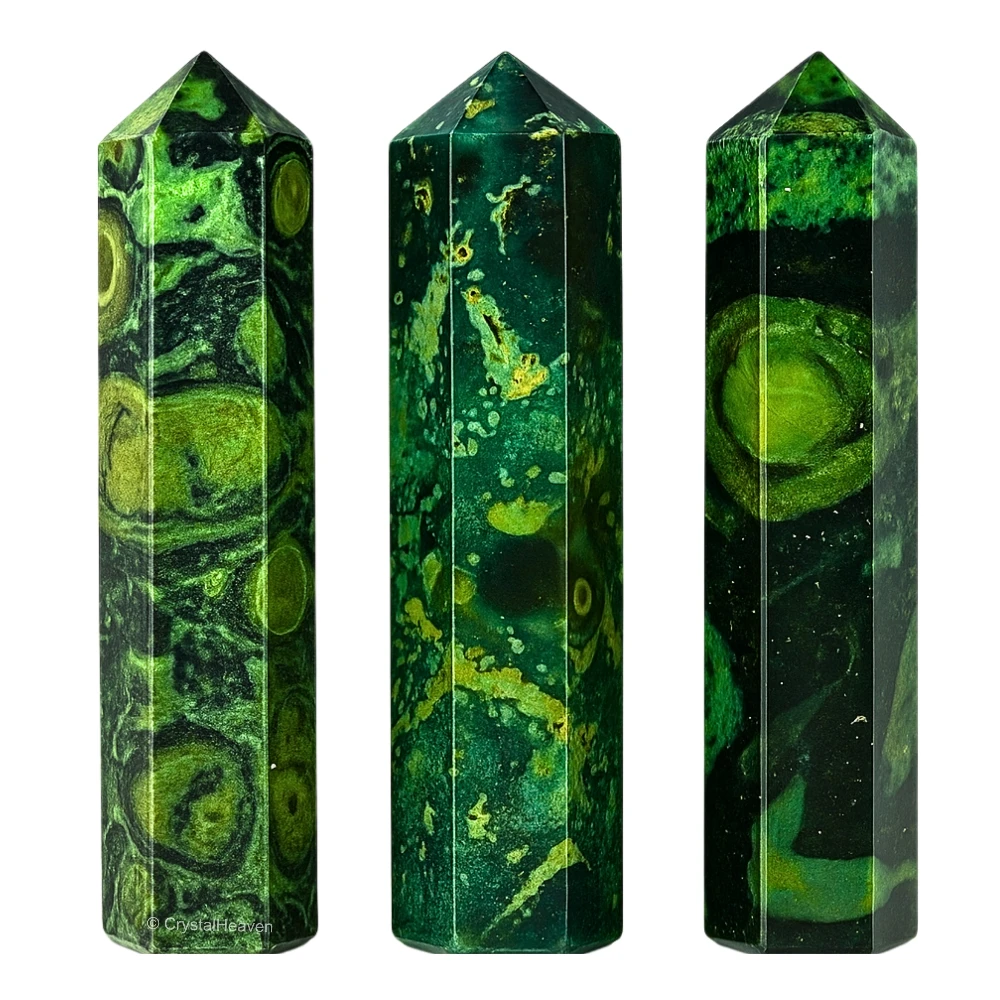 Kambaba Jasper Pencil Points (Set of 10)