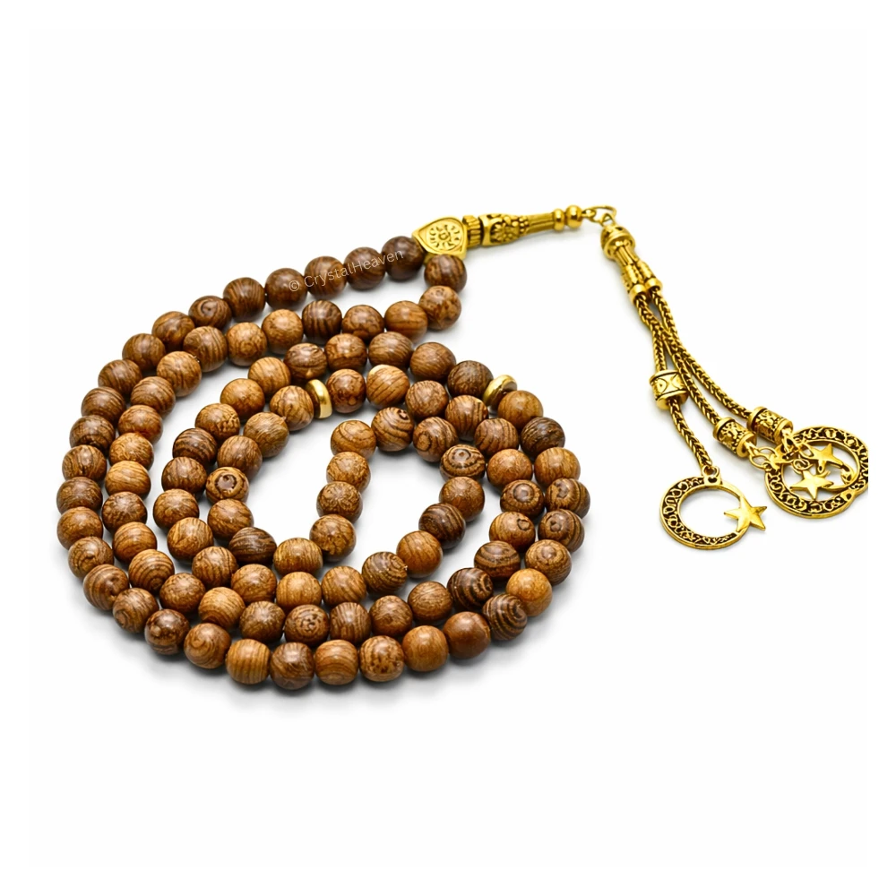 Agar Wood Tasbih (Gold)