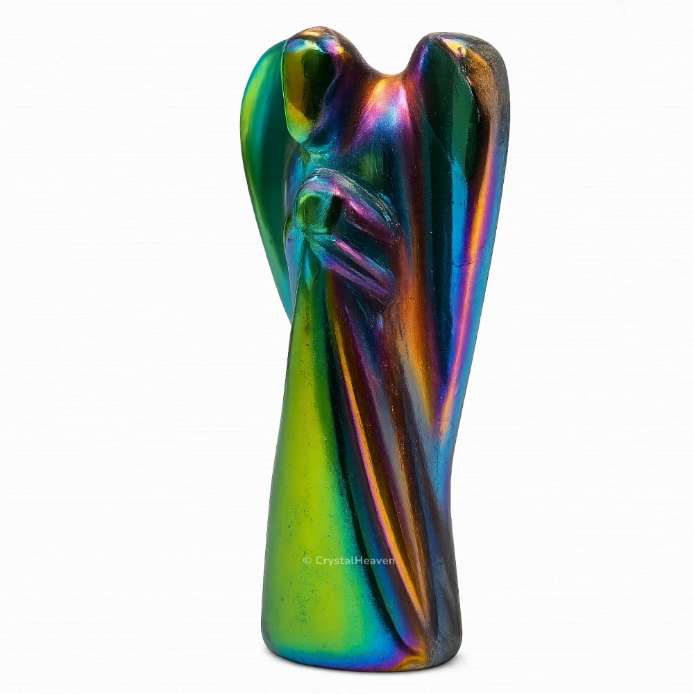 Titanium Aura Quartz Angel (2 Inch)