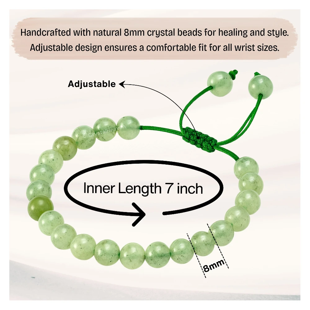 Prehnite Bracelet (Adjustable)