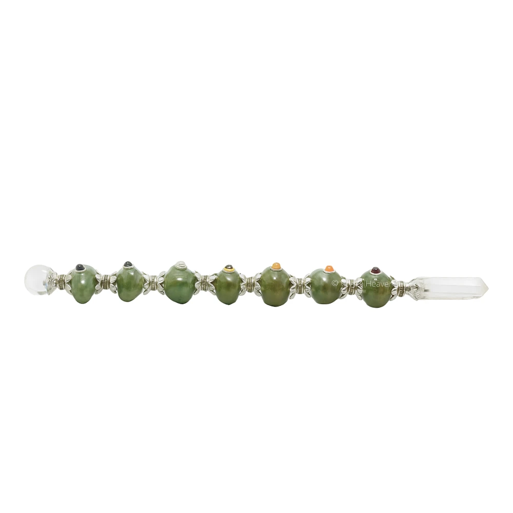 Green Aventurine Crystal Tumbled Healing Stick