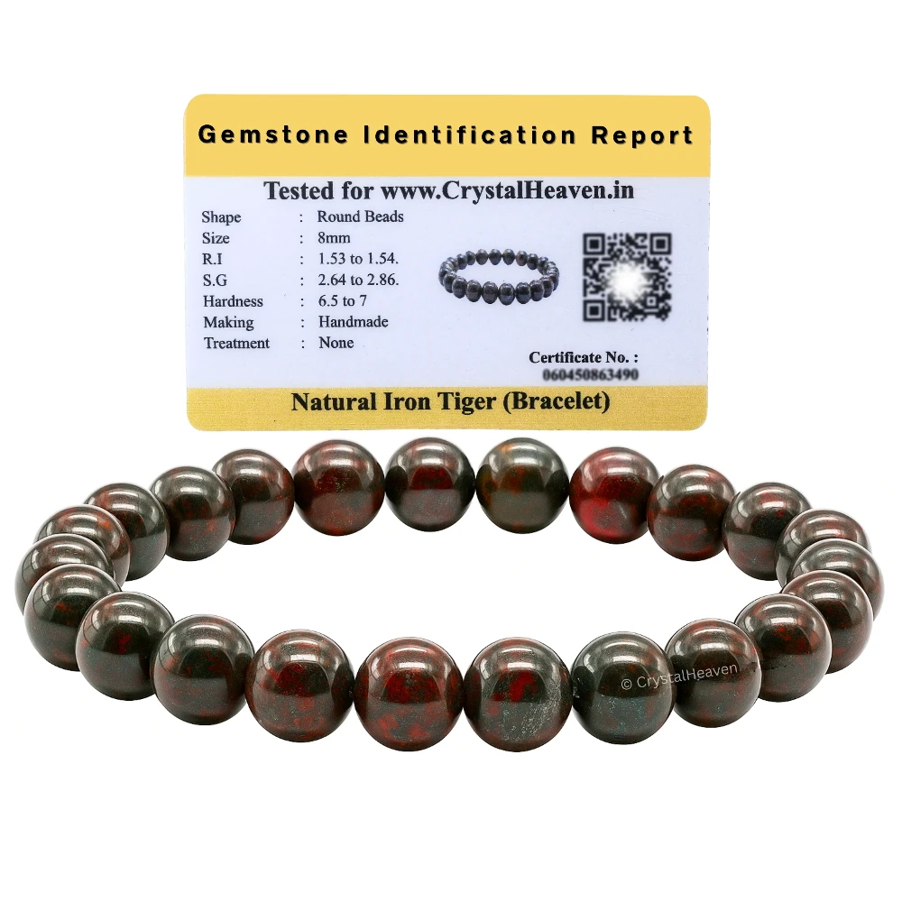Iron Tiger Eye Bracelet (Elastic)