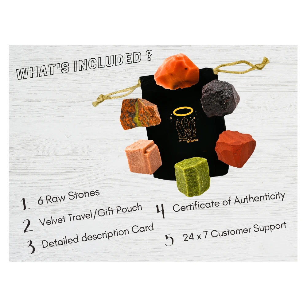 Fertility Raw Crystals Set