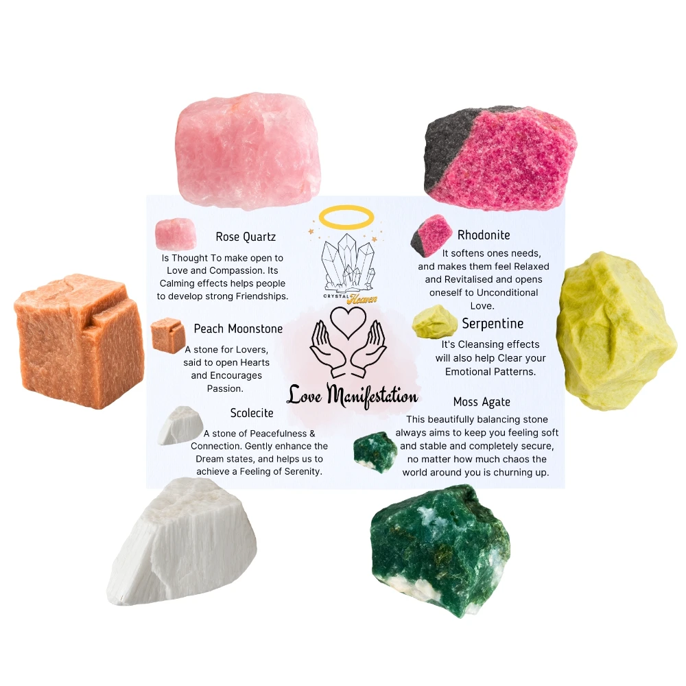Love Raw Crystals Set