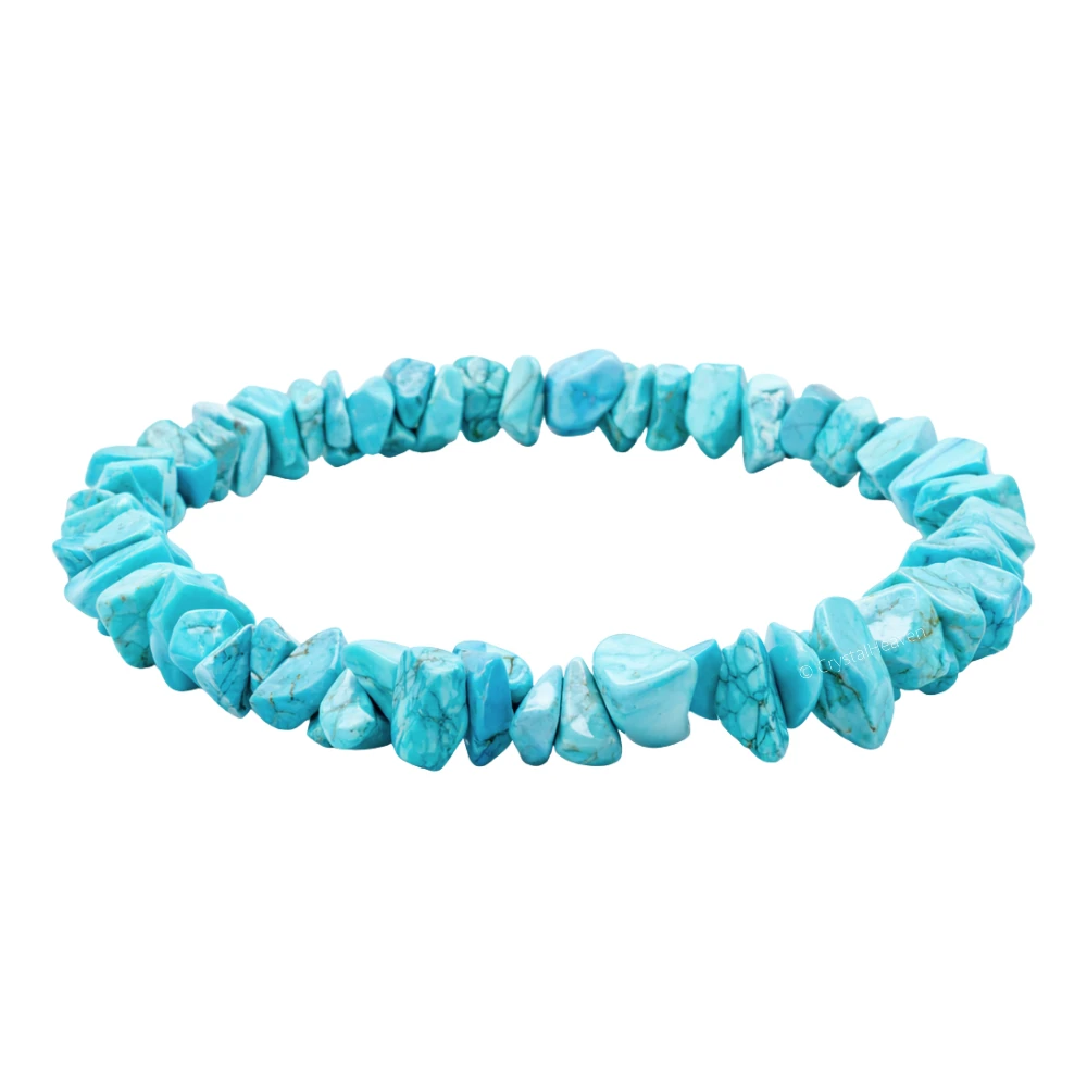 Turquoise (Howlite) Chips Bracelet
