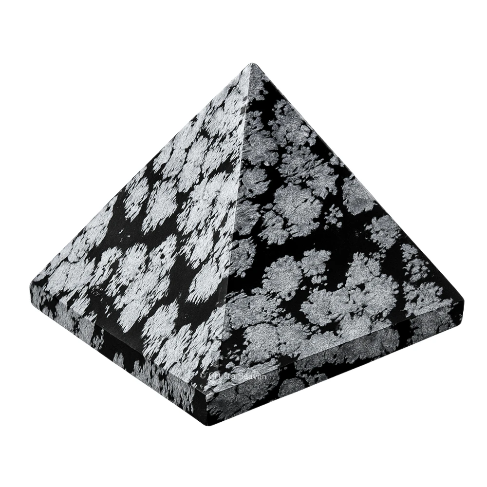 Snowflake Obsidian Pyramid (2 Inch)