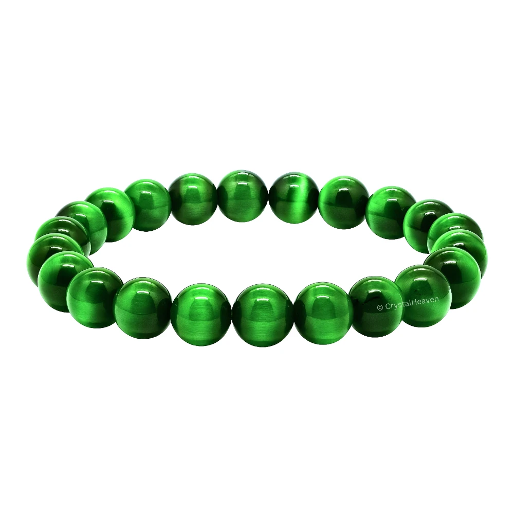 Green Tiger Eye Bracelet (Elastic)