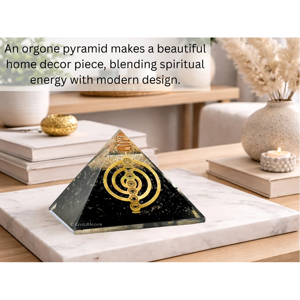 Shungite Orgone Pyramid (Chakra Reiki)