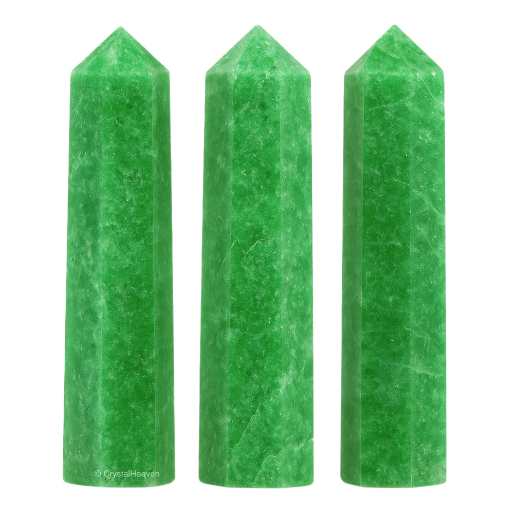 Green Strawberry Quartz Pencil Points