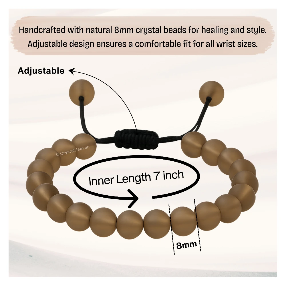 Chocolate Brown Mermaid Bracelet (Adjustable)