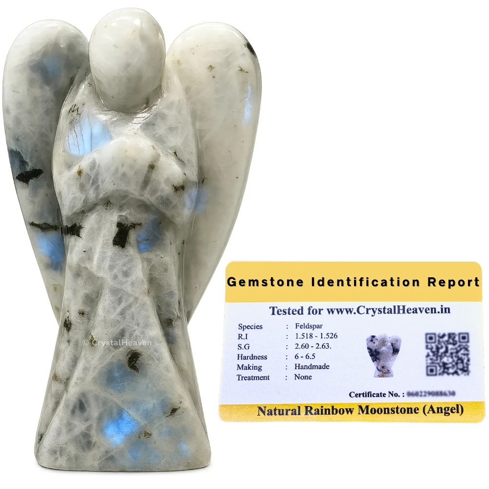 Rainbow Moonstone Angel (2 Inch)