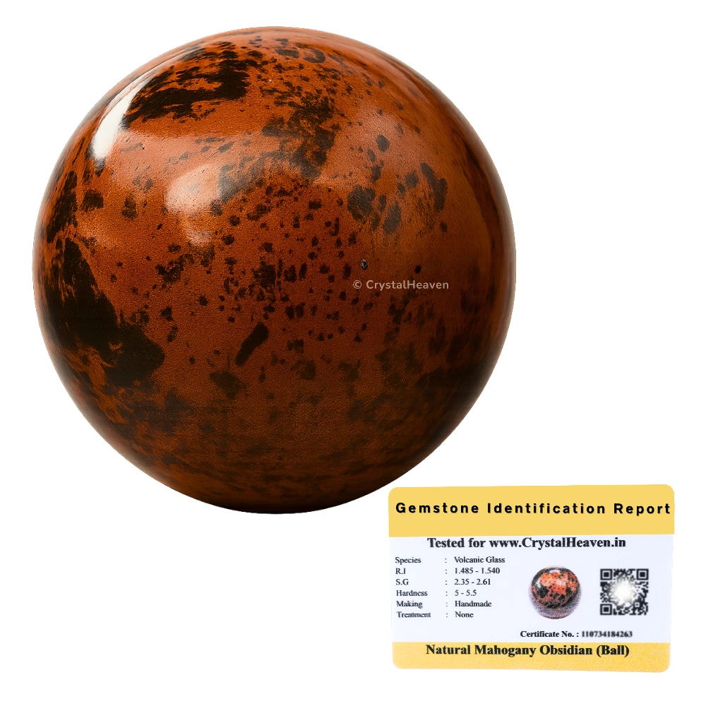 Mahogany Obsidian Sphere (1.5 Inch)