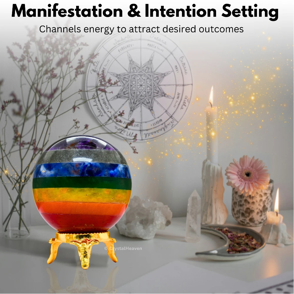 7 Chakra Sphere (2 Inch)