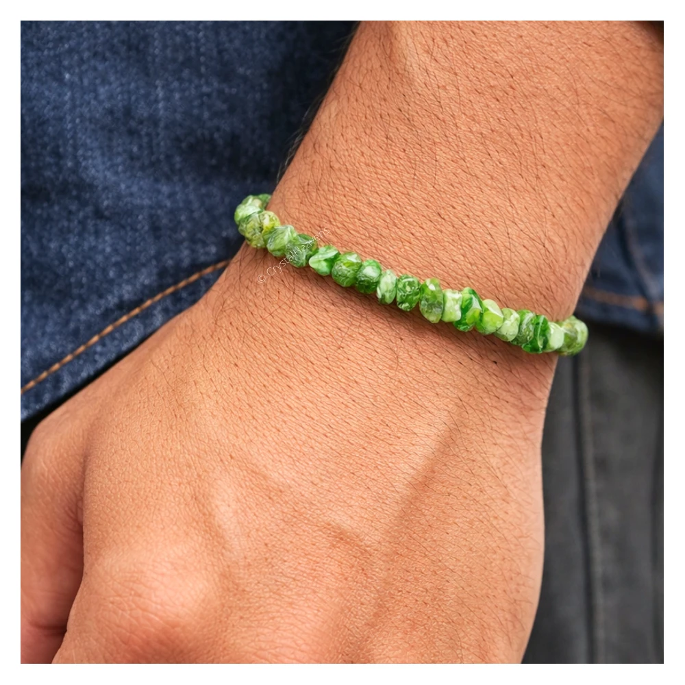 Chrysoprase Chips Bracelet - Premium