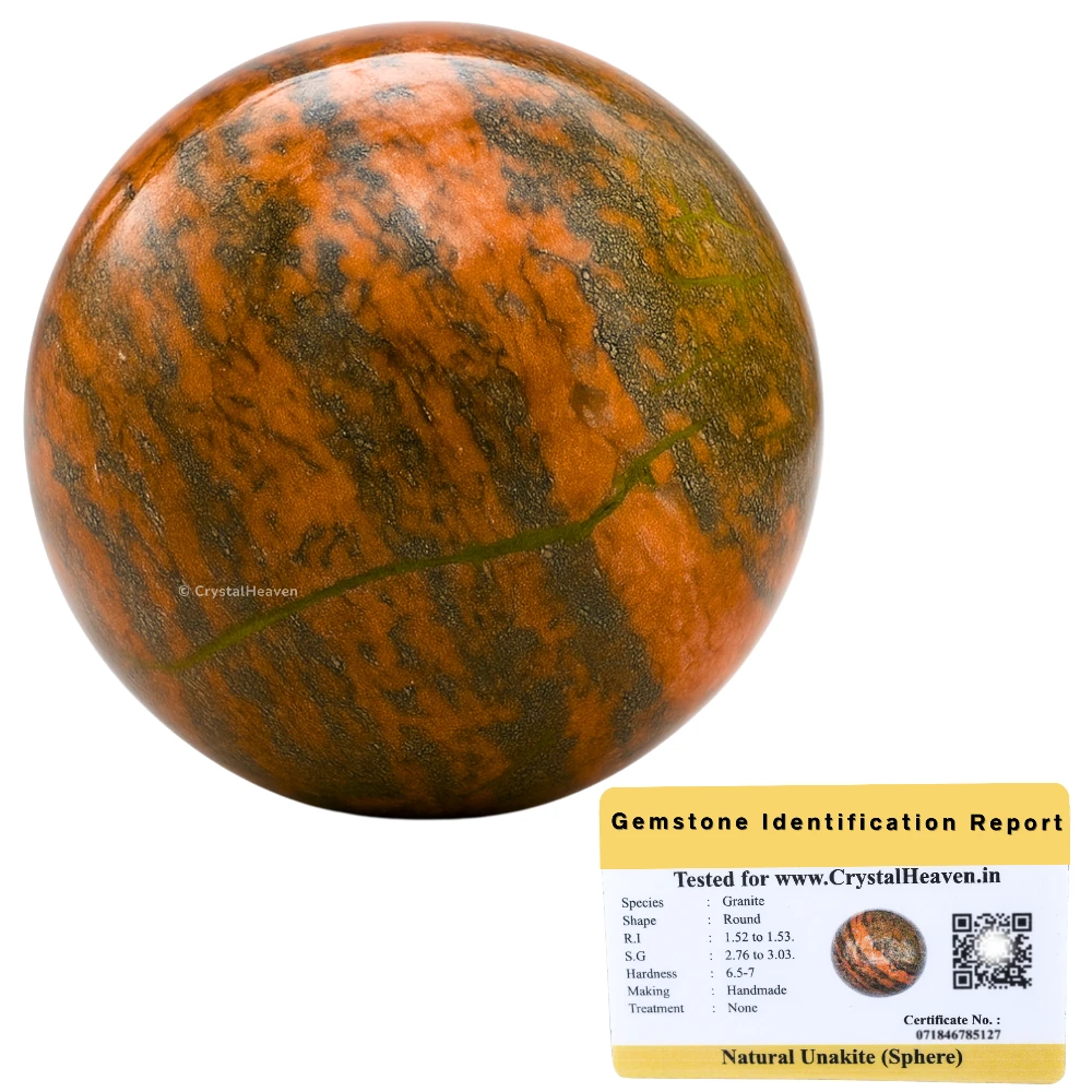 Unakite Sphere (1.5 Inch)
