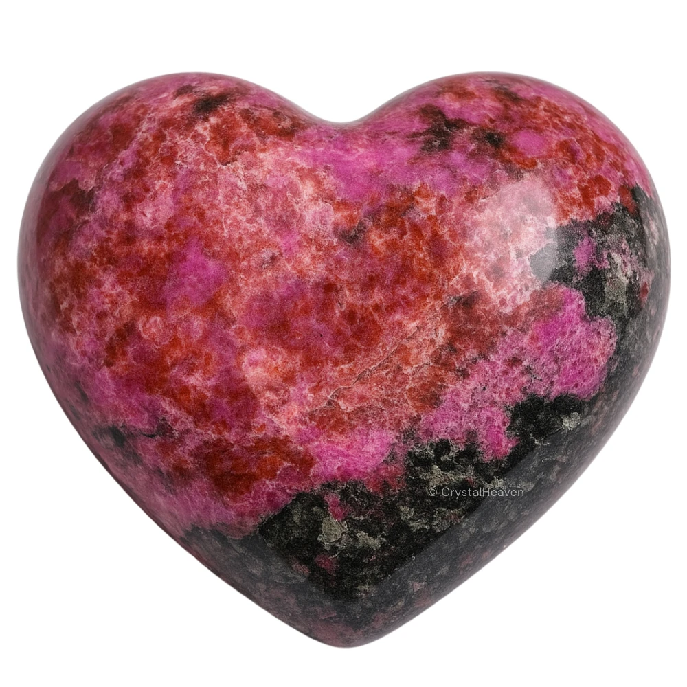 Cobalt Calcite Heart