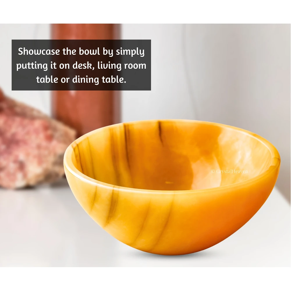 Yellow Aventurine Crystal Bowl - 3 Inch