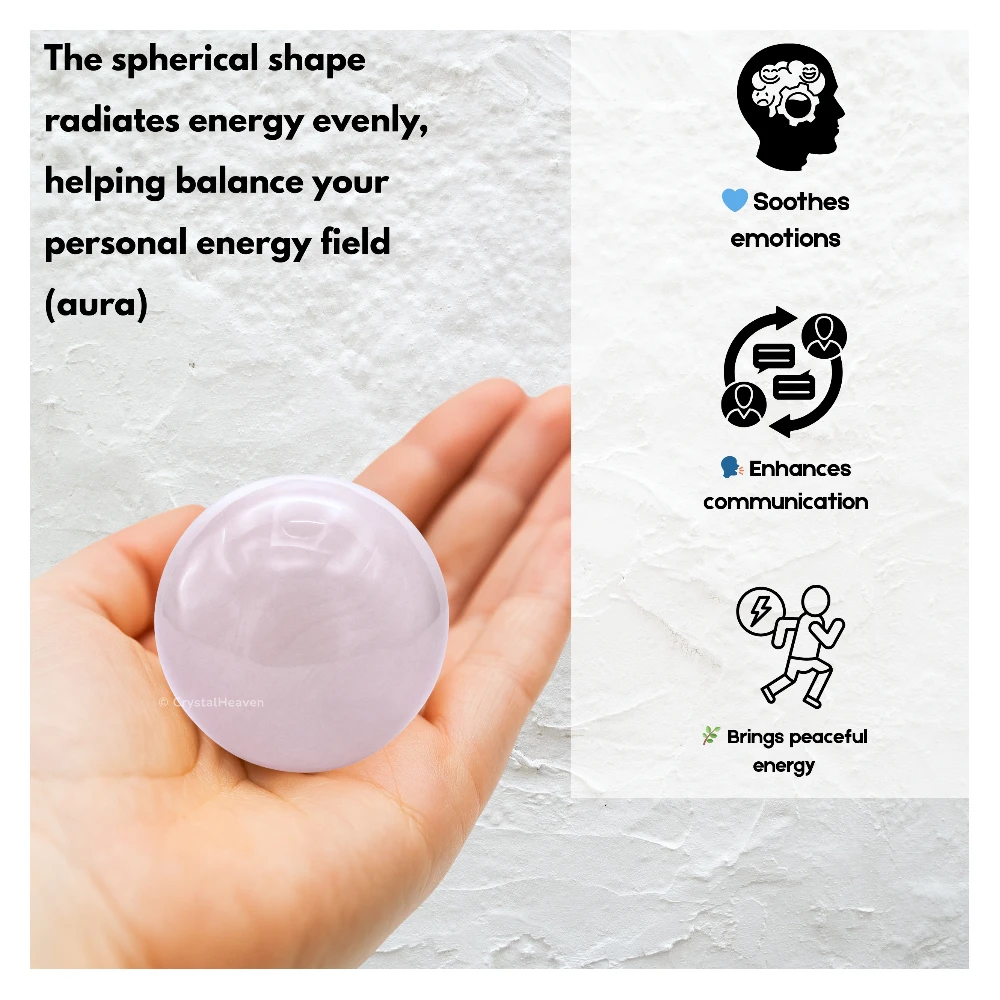 Pink Calcite Sphere (1.5 Inch)