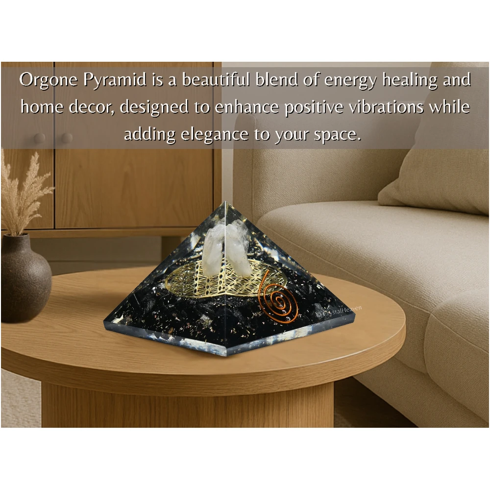 Shungite Orgone Pyramid (Angel)