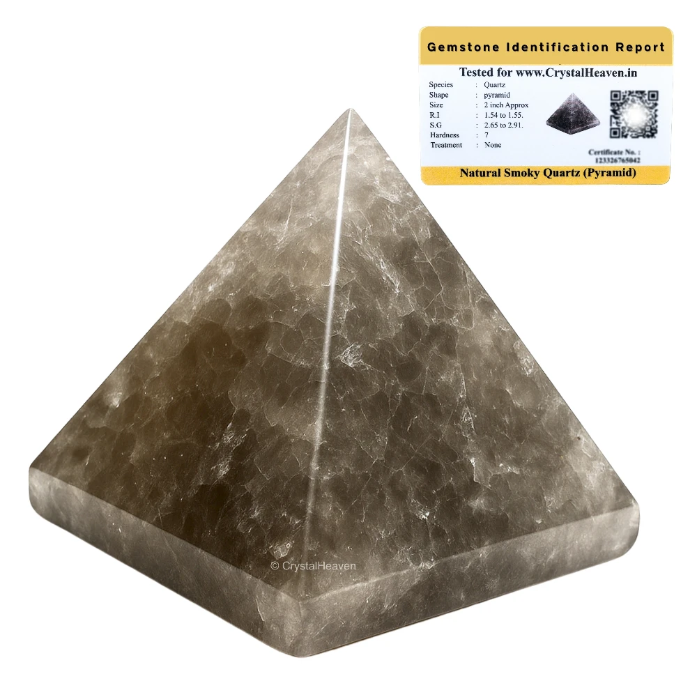 Smoky Quartz Pyramid (2 Inch)