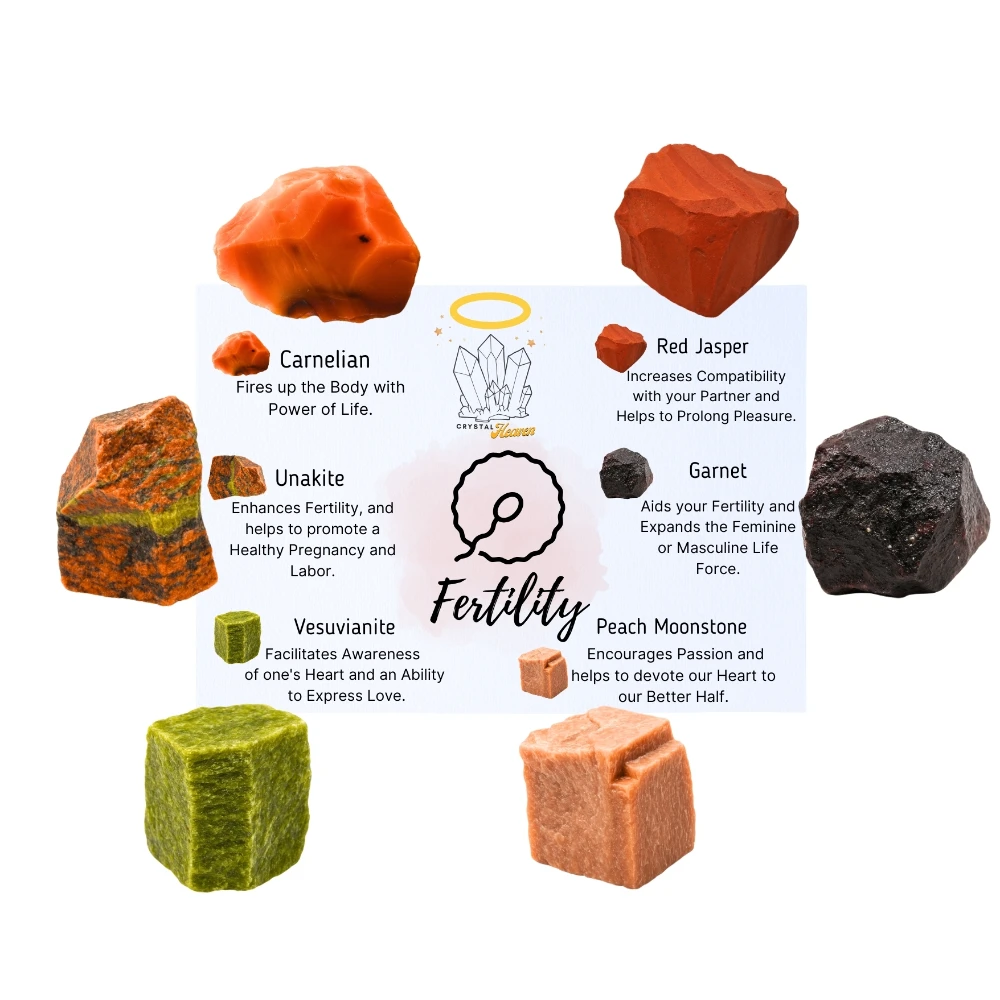Fertility Raw Crystals Set