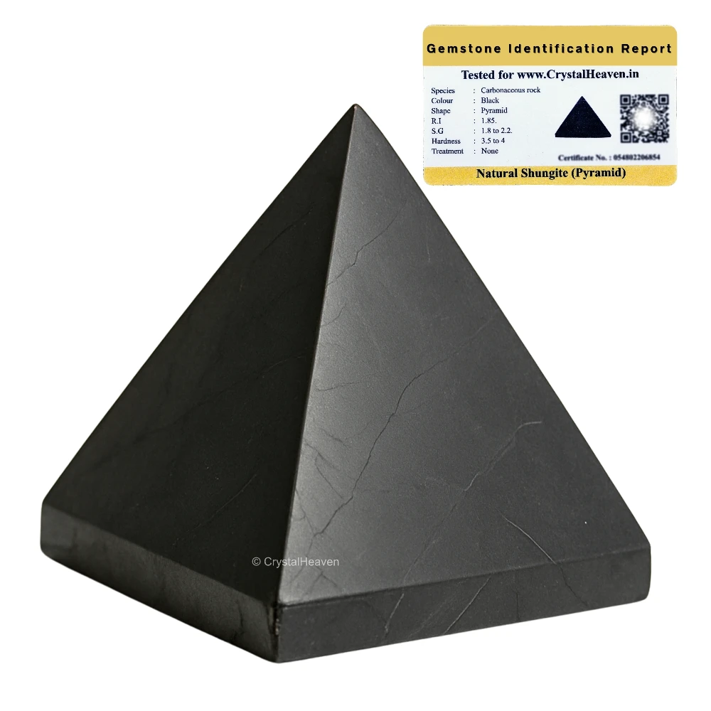 Shungite Pyramid- Premium (90 mm)