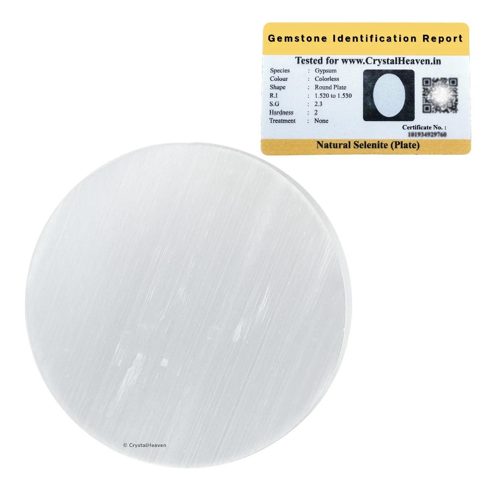Selenite Charging Plate (3 Inch)