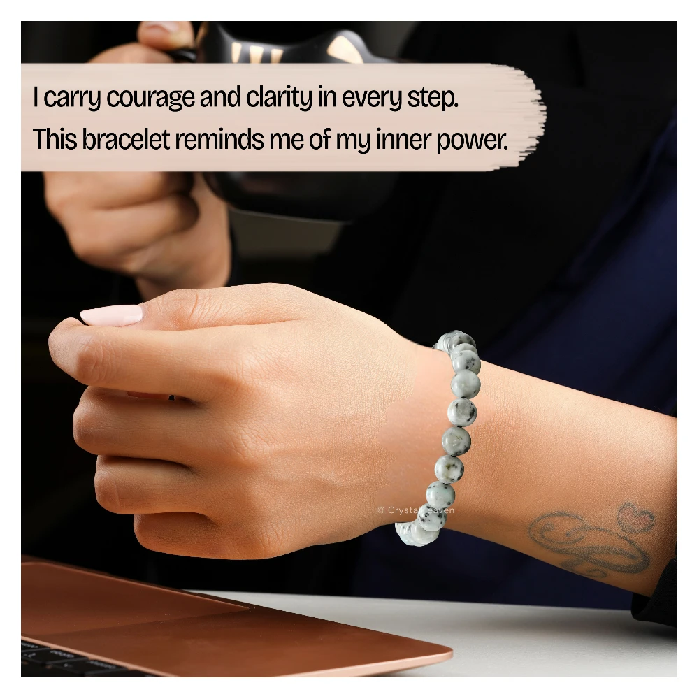 Kiwi Jasper Bracelet (Adjustable)