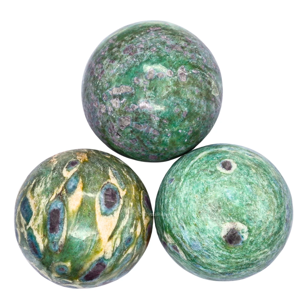 Large Ruby Fuchsite Sphere (2.5 Inch)