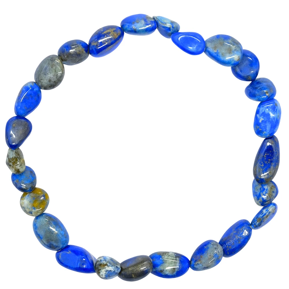 Lapis Lazuli Tumbled Bracelet (Elastic)