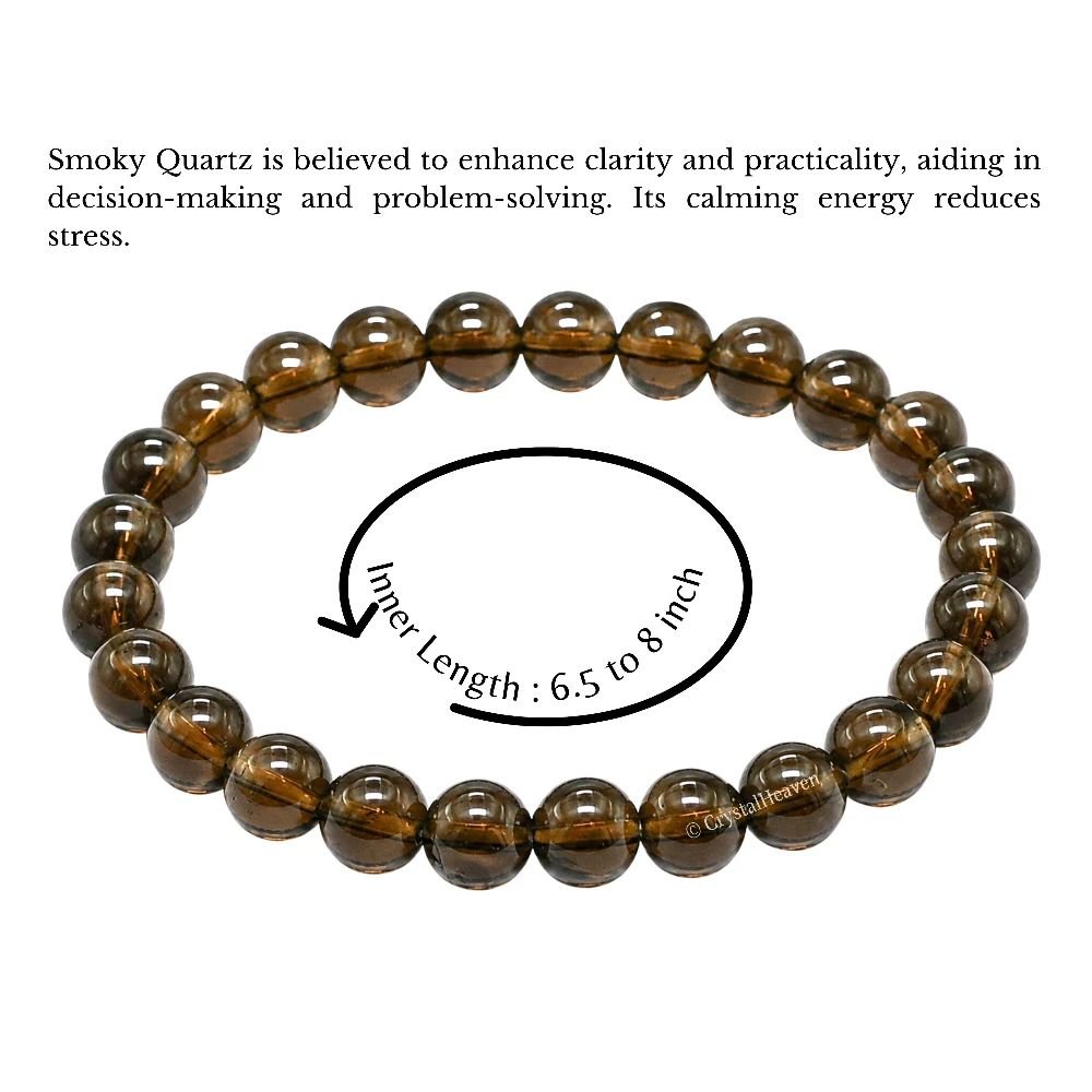 Smoky Quartz Bracelet (Elstic)