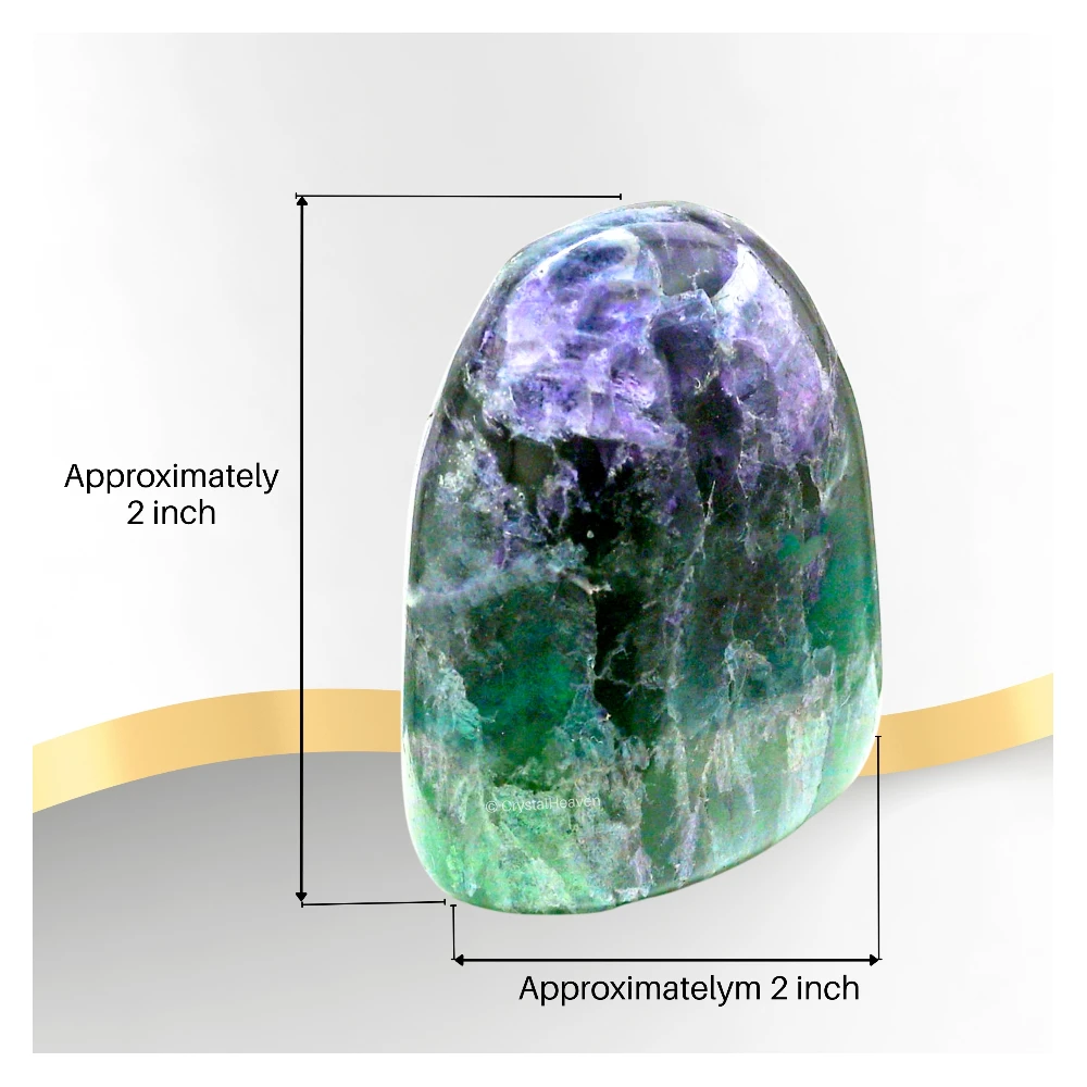 Multi Fluorite Standing Palm Stone (Regular)