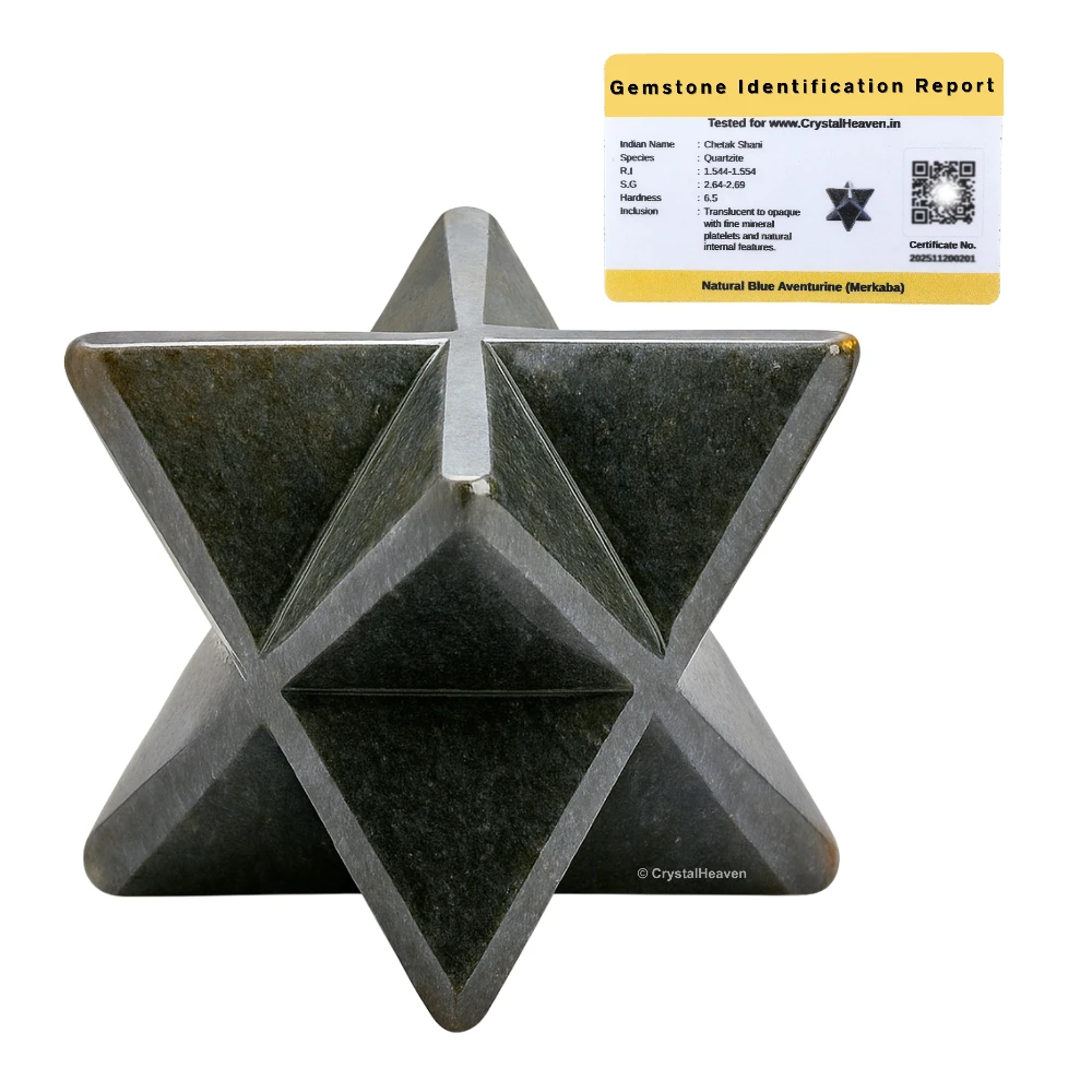 Blue Aventurine Crystal Merkaba (15-20 mm)