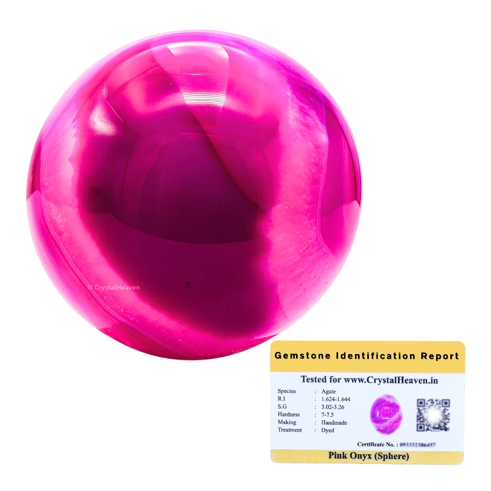 Pink Onyx Sphere (2 Inch)