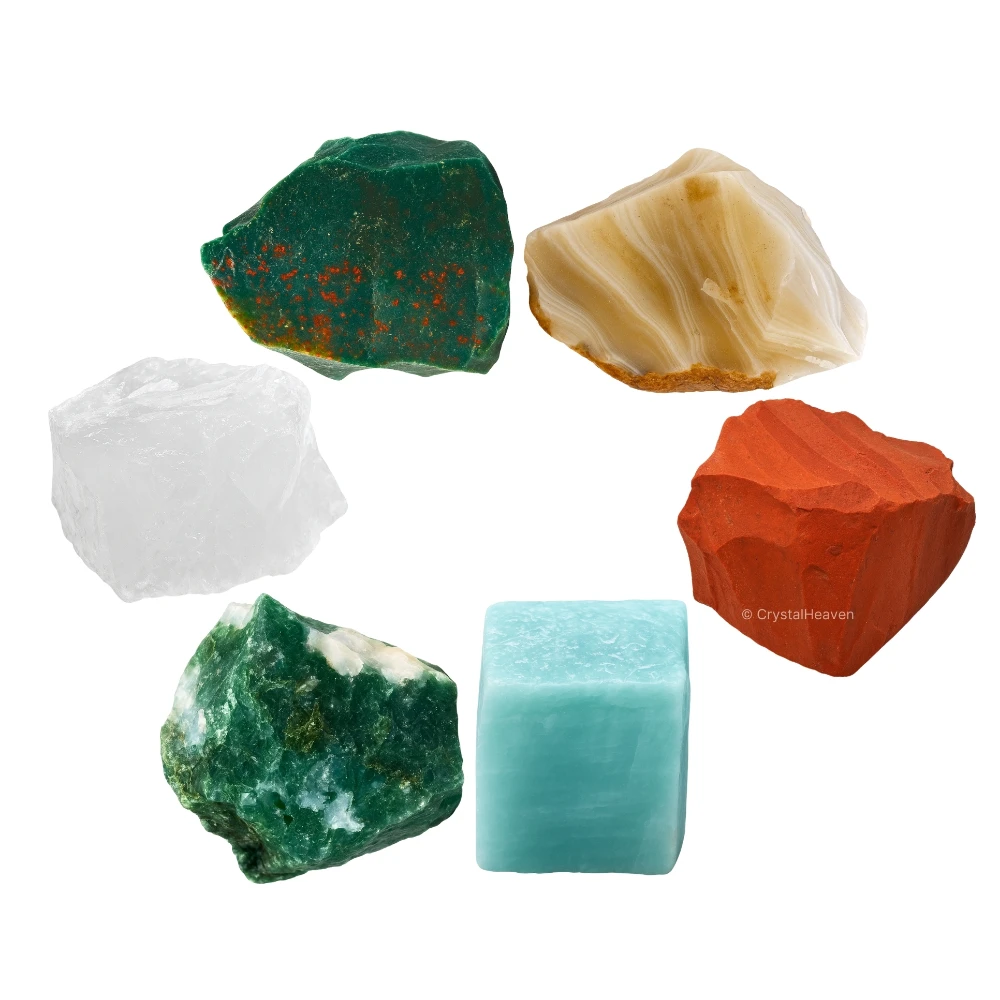 Pain Relief Raw Crystals Set