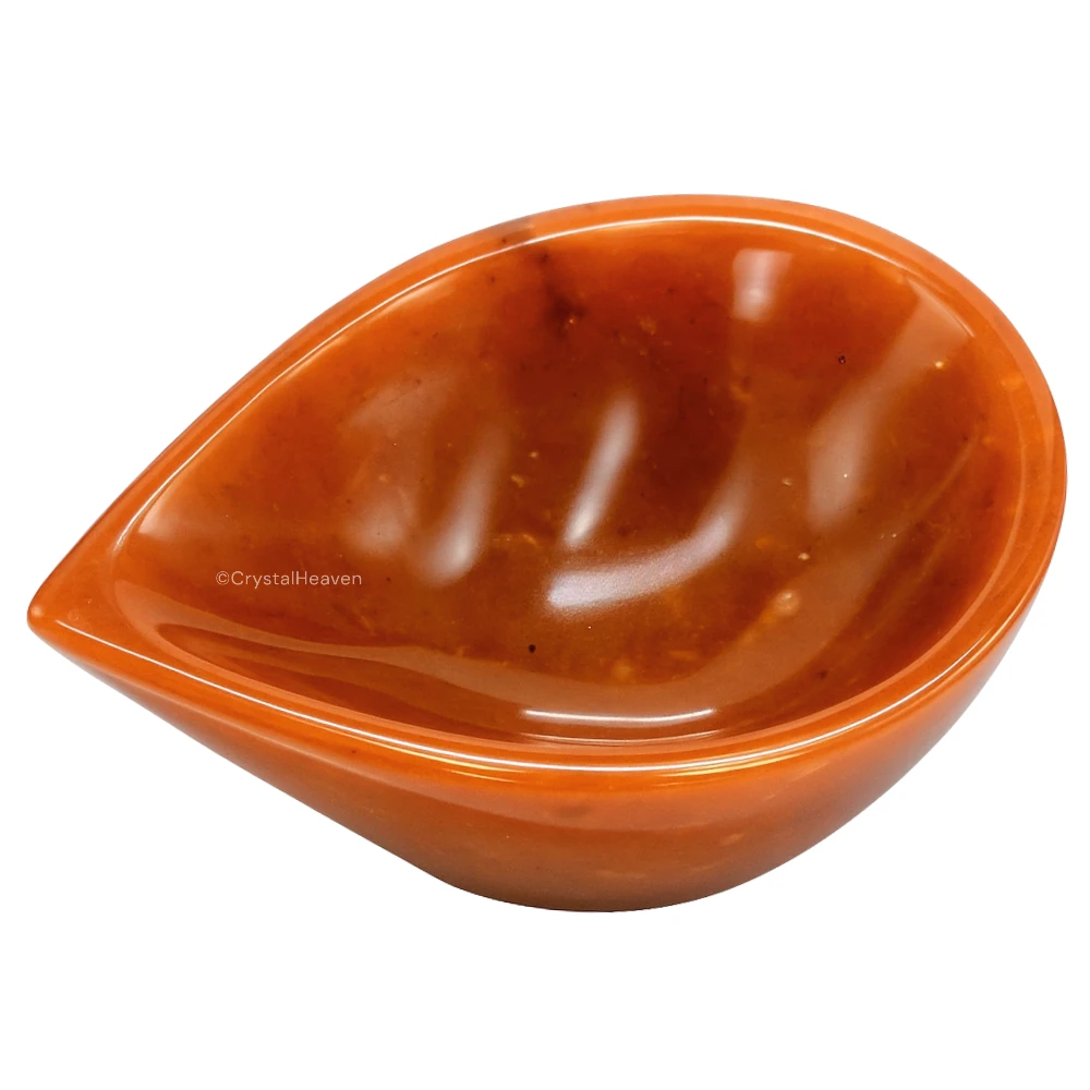Red Aventurine Crystal Diya - 1 Batti