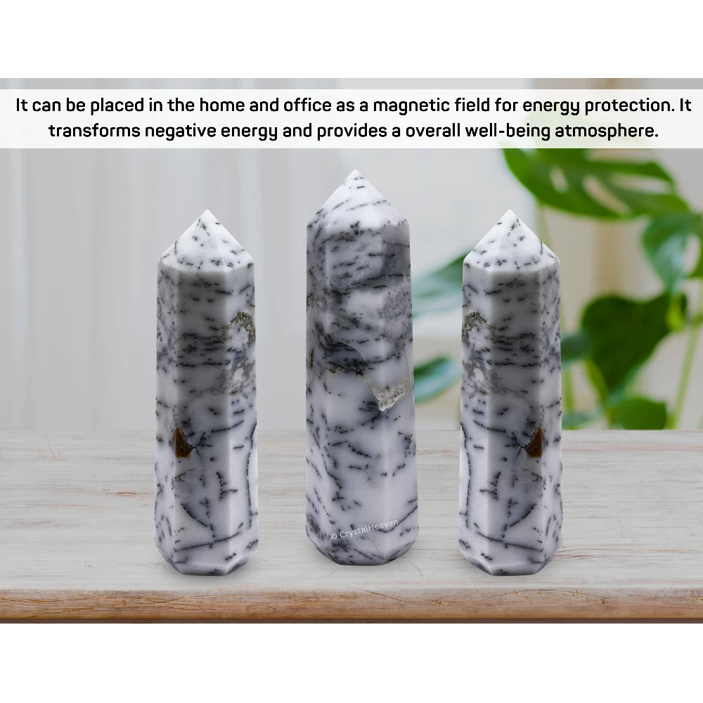 Large Dendrite Opal Tower
