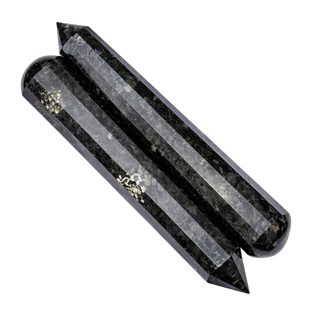 Nuummite Wand (Faceted)