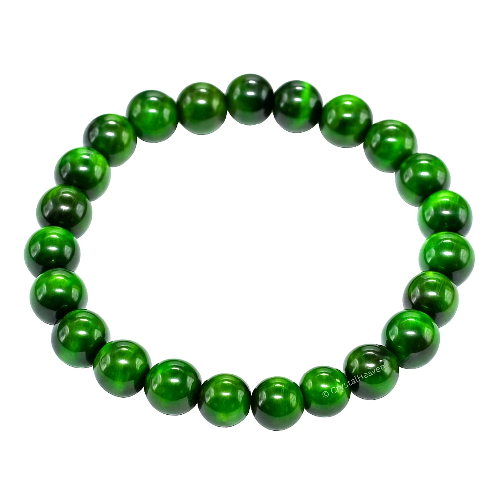 Green Tiger Eye Bracelet (Elastic)