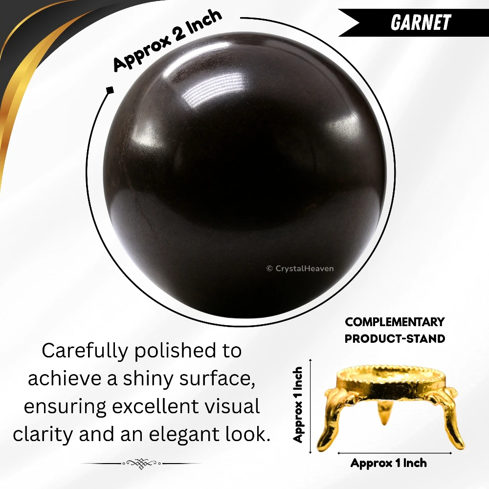 Garnet Sphere (2 Inch)