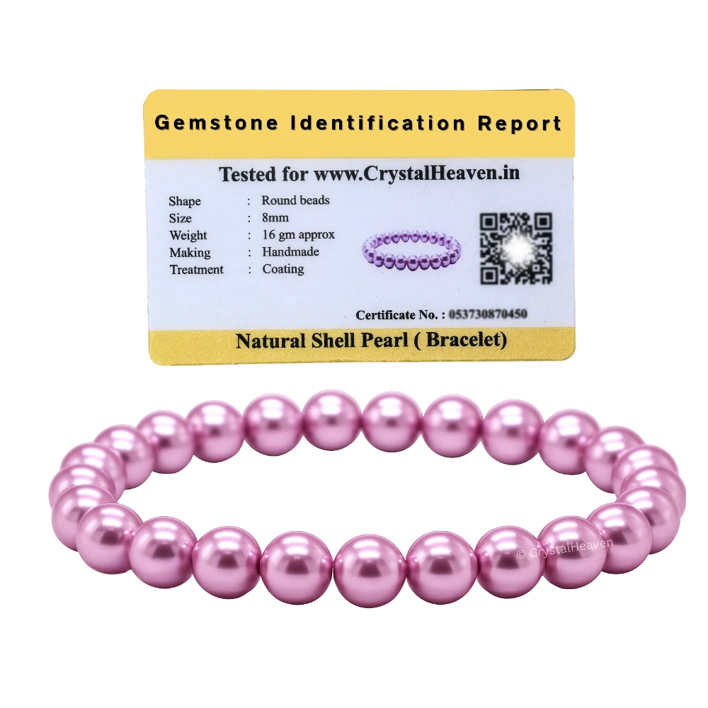 Pink Pearl Bracelet (Elastic)
