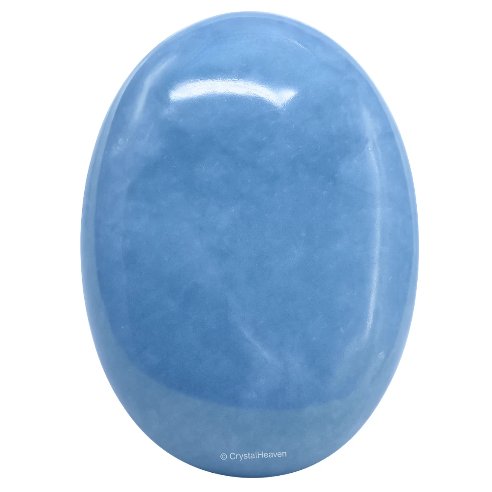 Angelite Palm Stone
