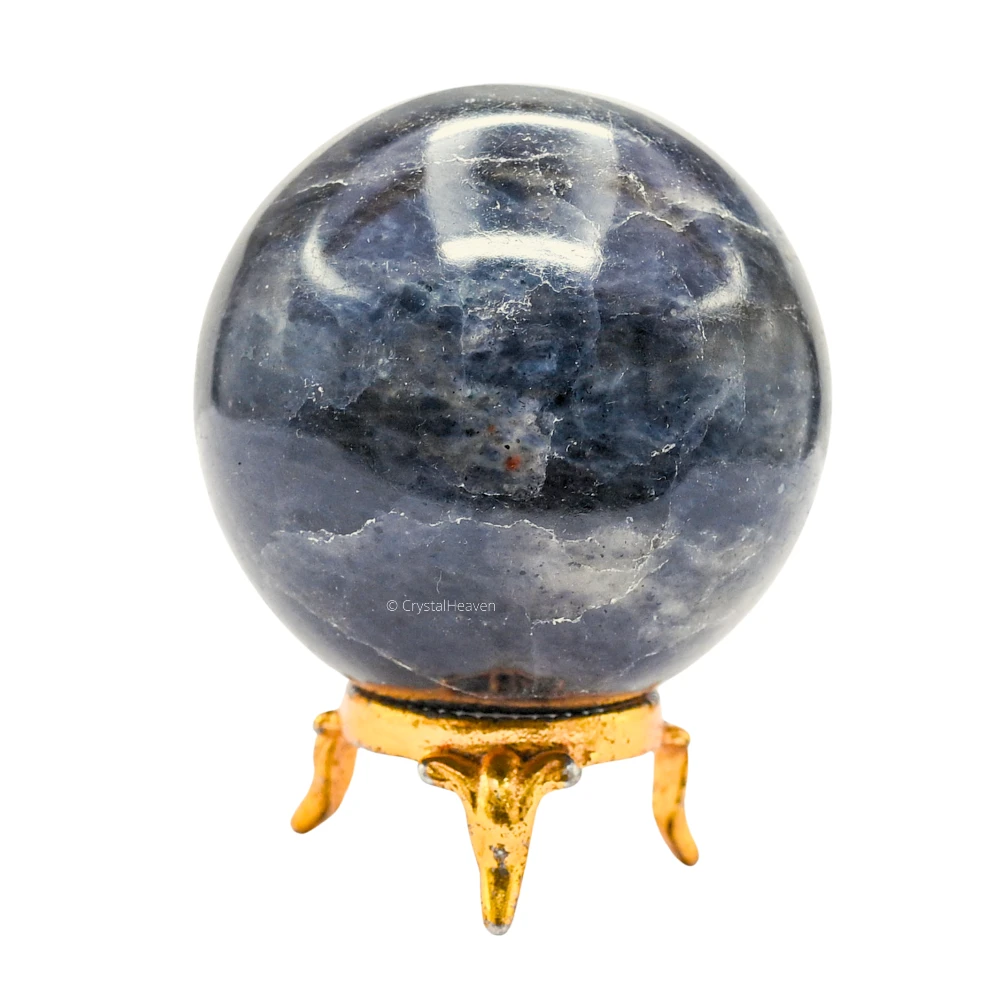 Large Iolite Sphere (2.5 Inch)