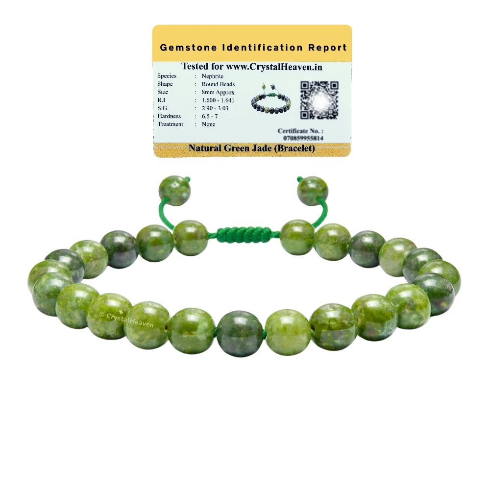 Green Jade Bracelet (Adjustable)