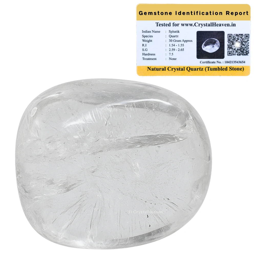 Tumbled Clear Quartz Stones (30 Gram)