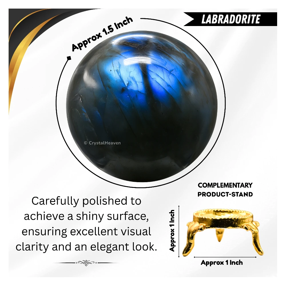 Labradorite Sphere (1.5 Inch)